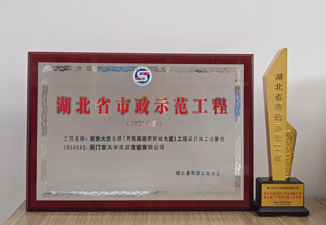 荆东大道北段湖北省示范工程 荆东大道北段湖北省示范工程