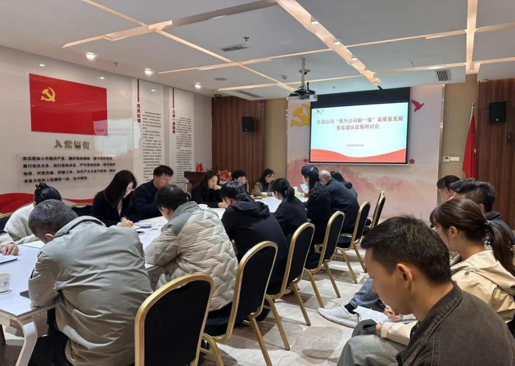 生投公司我为公司献一策活动 生投公司我为公司献一策活动